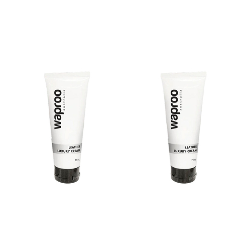 2PK Waproo Platinum Leather Luxury Shoe Polish/Cream 75ml
