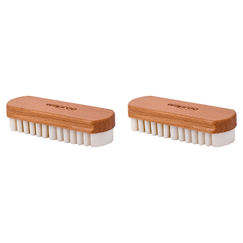 2PK Waproo Platinum Suede & Nubuck Cleaning Brush With Crepe